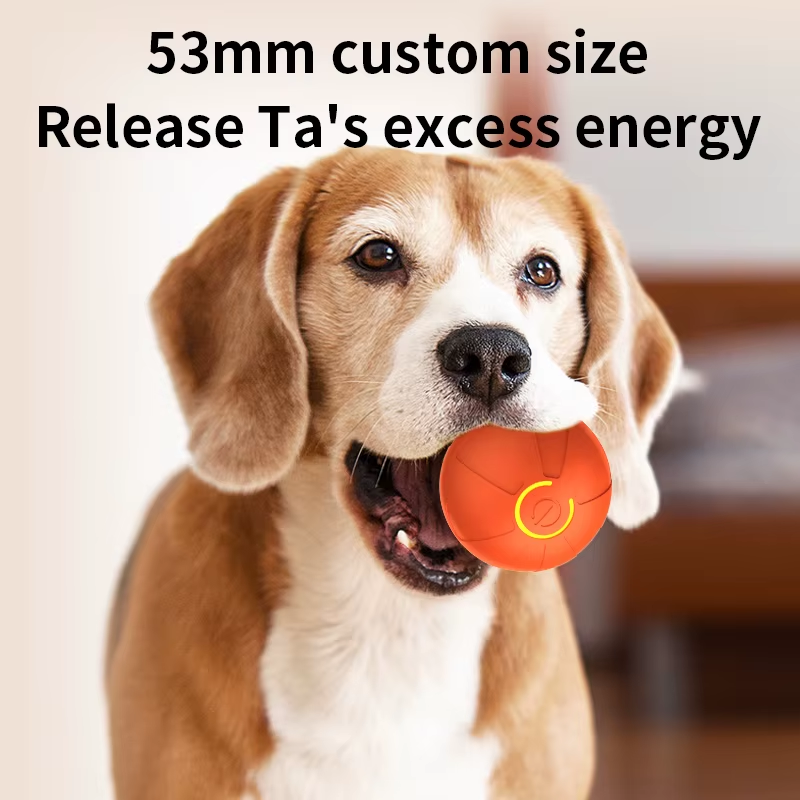 Engaging Automatic Interactive Smart Dog Toy Ball - USB Rechargeable Electronic Rolling and Bouncing Chew Toy for All Dog Sizes