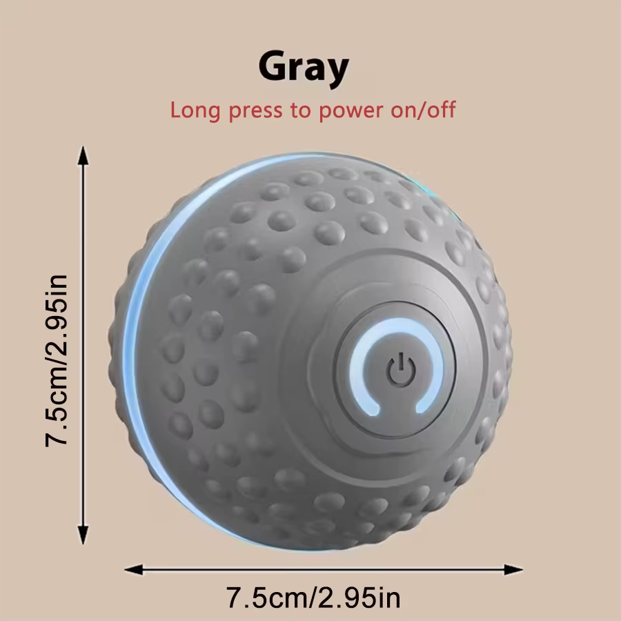 Engaging Automatic Interactive Smart Dog Toy Ball - USB Rechargeable Electronic Rolling and Bouncing Chew Toy for All Dog Sizes