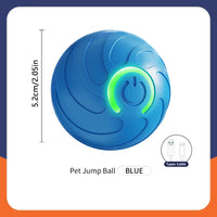 Engaging Automatic Interactive Smart Dog Toy Ball - USB Rechargeable Electronic Rolling and Bouncing Chew Toy for All Dog Sizes