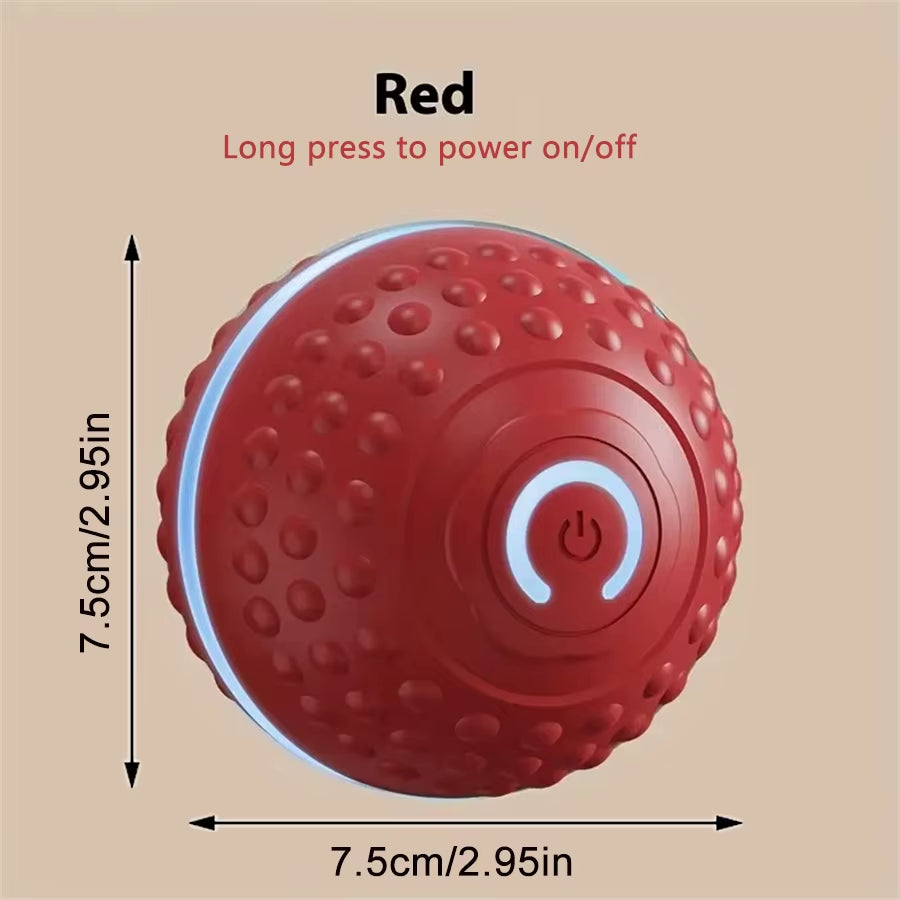 Engaging Automatic Interactive Smart Dog Toy Ball - USB Rechargeable Electronic Rolling and Bouncing Chew Toy for All Dog Sizes